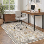 Madane Area Rug 4x6 Washable Rugs Vintage - Image 4