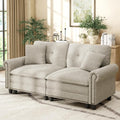HERA'S HOUSE 73.2" Mid-Century Modern Loveseat, Oversized Sectional Couch by HERASHOUSE