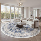 Round Rug 8ft, Circle Rug for Dining Room Table, Dining Room, Nursery Room - Image 3