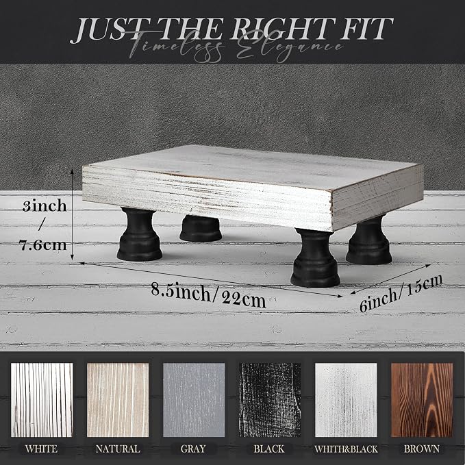 EOSAHR Farmhouse Fir Wood Risers - Image 2