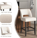 VKNOW Bar Stools Set of 6, Modern Counter Stools - Image 5
