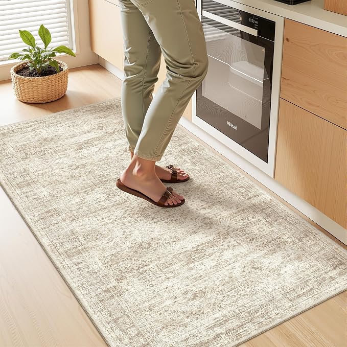 2x4 Rug Runners for Hallways Non Slip, Nursery Room, Soft Runner Rug, Stain - Image 3