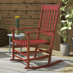 Outsunny Outdoor Rocking Chair Set of 2, Patio Rocking Chair - Image 7