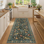 DUKINO 3x7 Hallway Runner Rug, Non Slip Animal Kitchen Runner Rug, Low Pile - Image 4
