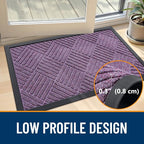 OLANLY Front Door Mat Outside Entrance 47x32, Waterproof Heavy-Duty Doormat | - Image 5