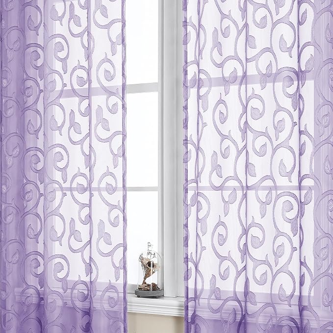 Furman Sheer Curtains 72 inches Long by OWENIE