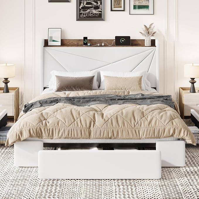 SHA CERLIN Queen Bed Frame - Image 3