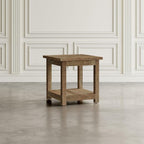 Jofran Reclamation Rustic Reclaimed Solid Wood Square End Table - Image 8