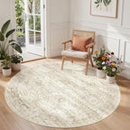 Round Rug 5ft, Circle Rug for Dining Room Table, Dining Room, Nursery Room - Image 5
