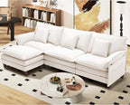 Cloud Couch, Deep Seat Couches for Living Room, Bedroom and Apartment, L Shaped by Unknown