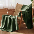 Bedsure 100% Cotton Muslin Blanket King Size - Image 5