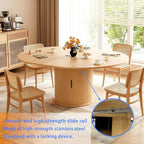Wildhome Extendable Round Dining Table - Image 5