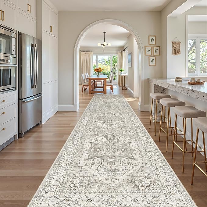 Madane Hallway Runner Rug 3x14 Washable Kitchen Runners Long, Soft Thin - Image 4