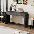 59'' Retro Console Table Sofa Table Entryway Table by LynHomeFurnitureMall