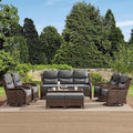 HILLGA Luxury High Back Patio Furniture Set by HILLGA