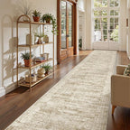 2'6 x 14' Runner Rug Non Slip, Washable Kitchen Rugs, Living Room, Extra Long by Restydon