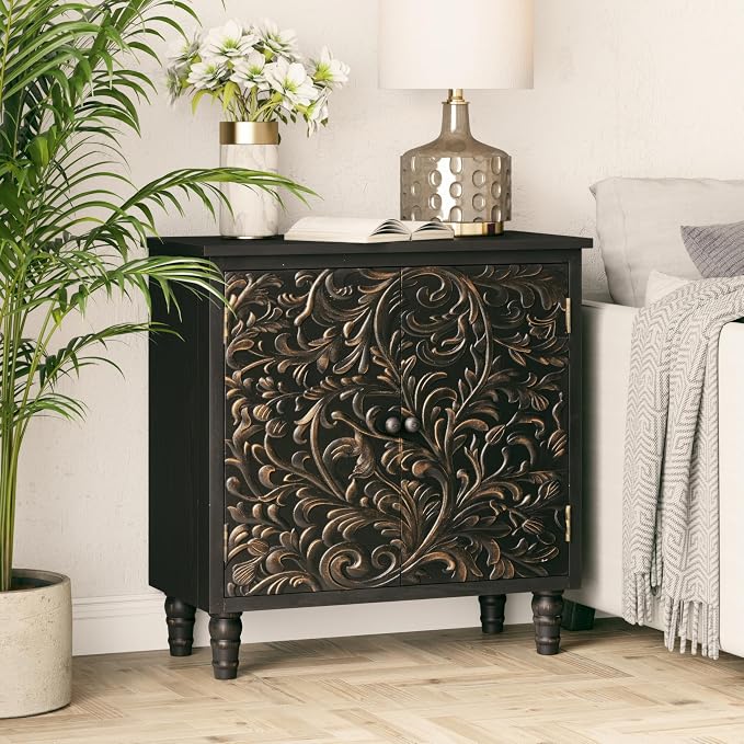 2 Door Farmhouse Storage Cabinet - Image 7