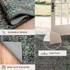 Vintage Washable 2x10 Runner Rug Non Slip - Image 5