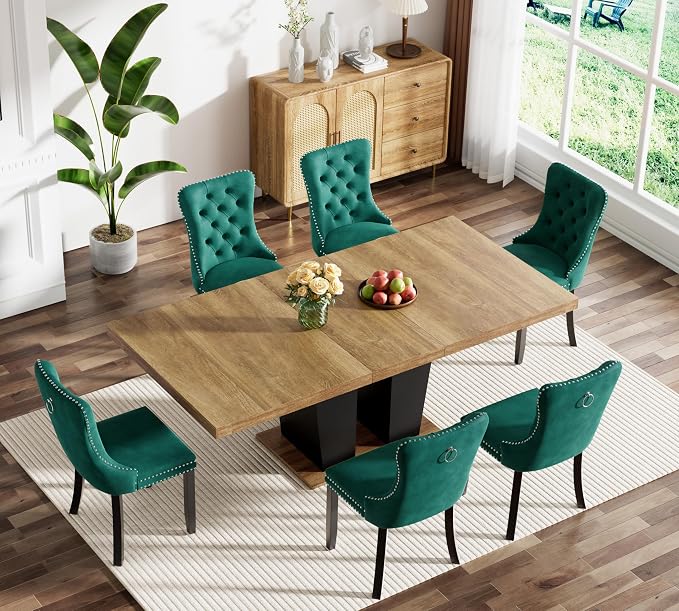 Henf 7 Pieces Extendable Dining Table Set - Image 2