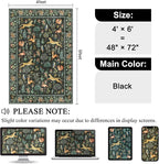 DUKINO 4x6 Area Rug, Non Slip Animal Washable Rug - Image 2