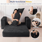 MAXYOYO Convertible Sofa Bed, 2 in 1 Folding Couch Bed - Image 8