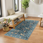 DUKINO 2x4 Rug for Entryway, Animal Washable Runner Rug for Kitchen, Low Pile - Image 3