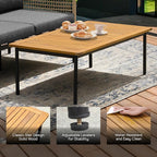 Idzo Oscar Wicker Metal Loveseat - Image 5