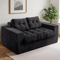 MAXYOYO Loveseat Sofa Couch, Upholstered Bean Bag Chair Cloud 2-Seat by MAXYOYO