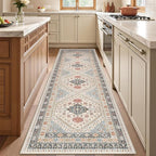 Runner Rug 2x8 Runners for Hallways Washable Rugs, Non Slip Low Pile Soft - Image 2