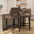 VKNOW Bar Stools Set of 2, Modern Counter Stools - Image 4