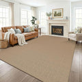 KOZYFLY Farmhouse 7.5x10 Rugs for Living Room, Non Slip Woven Area Rugs by KOZYFLY