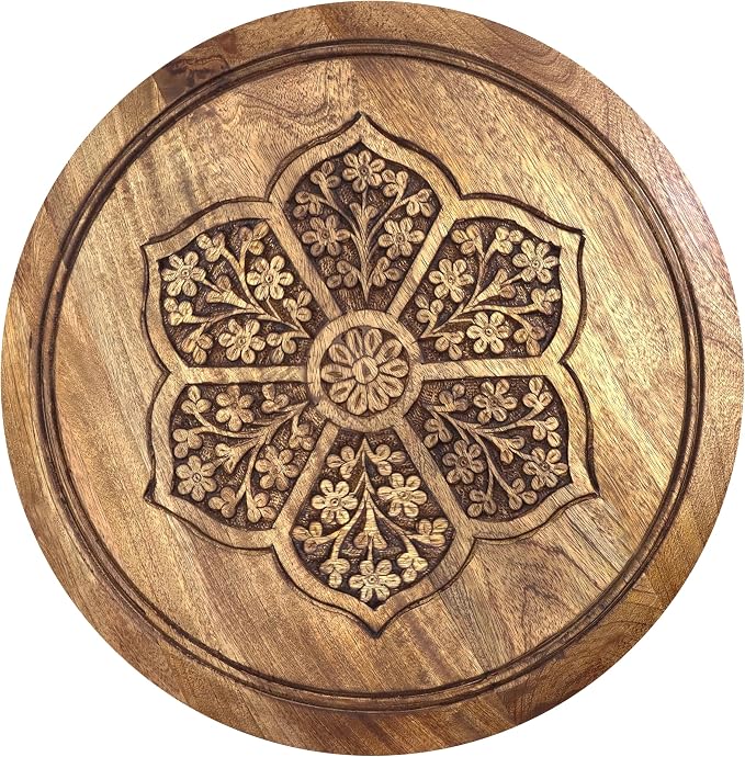 COTTON CRAFT Solid Wood End Table - Image 4