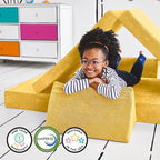 Yourigami Kids and Toddler Play Couch, Convertible Folding Sofa, Durable Foam - Image 6