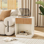 Fluted Nightstands Set of 2, Modern Bedside Table - Image 9