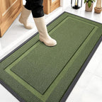 OLANLY Front Door Mat Outside 47x23, All-Season Heavy-Duty Rubber Doormat | by OLANLY