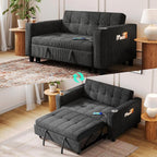 LINSY Sleeper Sofa Bed, Small 3 in 1 Convertible Loveseat Sleeper Couch by Linsy