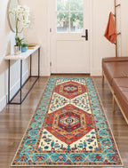 SERISSA 2x6 Washable Non Slip Boho Runner Rug - Image 5