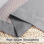 2 Panels Sheer Charcoal Grey Curtains 72 Inches Length Window Treatment - Image 5
