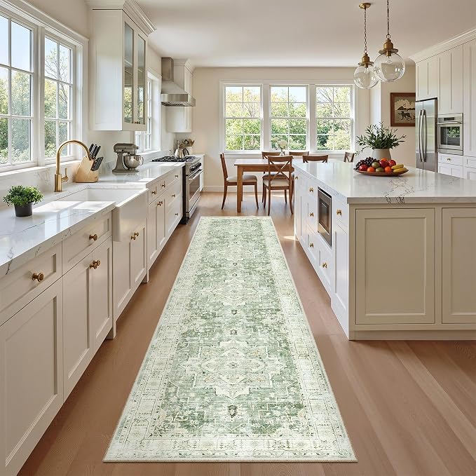 Madane Washable Runner Rugs 2x10 Long - Image 2