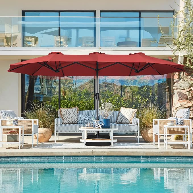 SUPERJARE 13FT Outdoor Patio Umbrella - Image 9