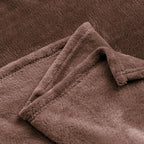 BEDELITE Fleece Blanket Soft Plush King Size Bed Blanket Brown 108"x90" | Ultra - Image 6