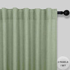 Sage Green Curtains 38 Inch Width - Image 9