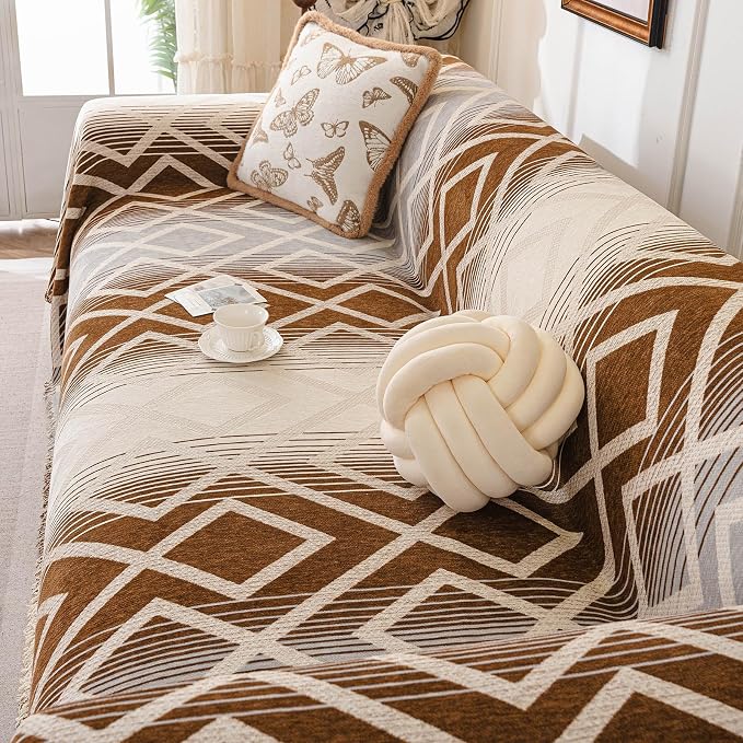 VClife Boho Couch Cover, Non Slip Sofa Cover - Image 6