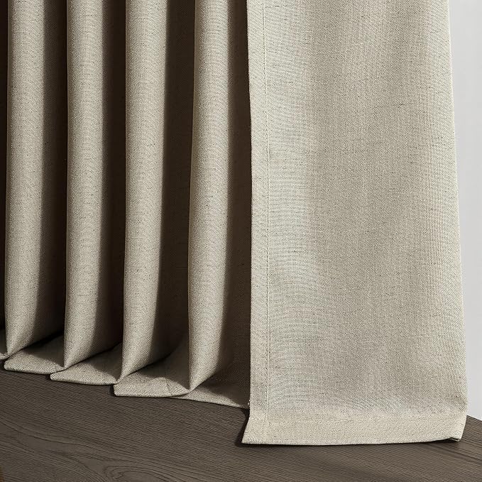 100 Inches Long Pinch Pleated Semi Sheer Curtains - Image 8