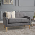 GDFStudio Mid Century Modern Fabric Loveseat by GDFStudio