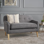 GDFStudio Mid Century Modern Fabric Loveseat by GDFStudio