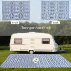 SAND MINE Reversible Mats, Plastic Straw Rug, Modern Area Rug, Large Floor Mat - Image 3