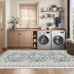 3x10 Runner Rug Non Slip Washable Hallway Runner, Front Porch, Laundry Room - Image 5
