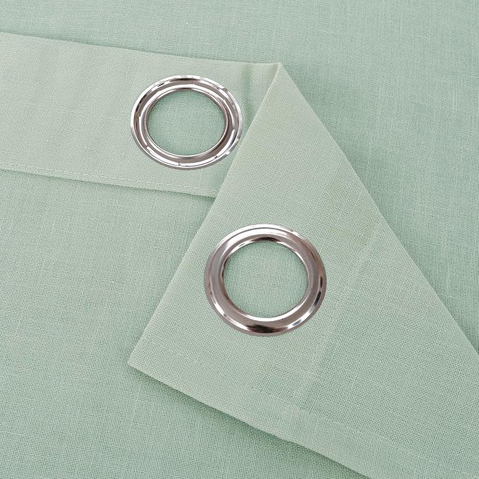 YoungsTex 90 Inches Length Linen Curtains - Image 8
