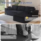MAXYOYO 104" Modular Sectional Couch - Image 9